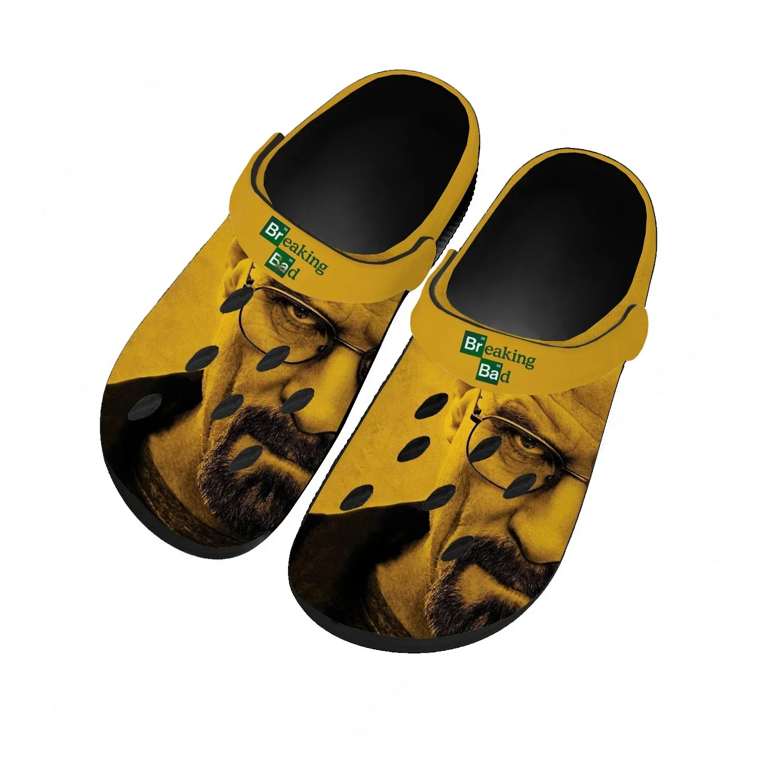 

Breaking Bad Water Shoes Mens Womens Comfortable Fashion Home Garden Clogs Customizd Sandals Beach Breathable Hole Slippers