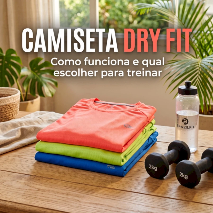 Camiseta dry fit: como funciona e qual escolher para treinar
