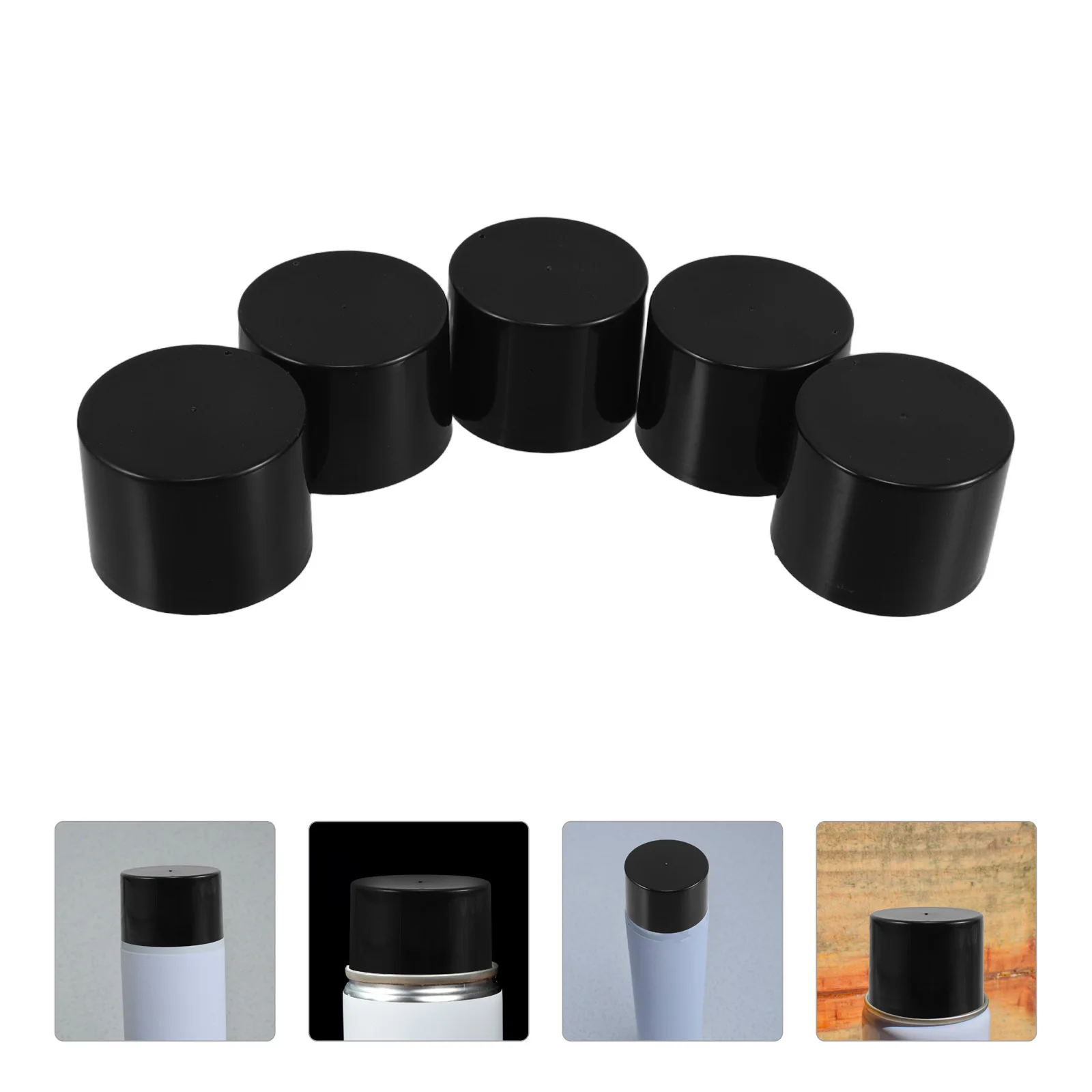 

10pcs Aerosol Can Caps Leakproof Plastic Lids For Spray Paint Replacement Easy To Use Single Layer Covers Suitable For Graffiti