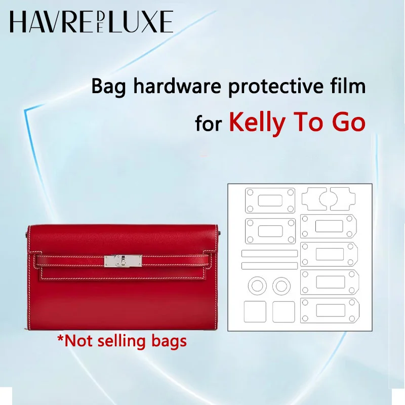 

Металлическая защитная пленка для сумки Kelly to go, противоизносная металлическая пленка для сумки, защита от царапин и окисления