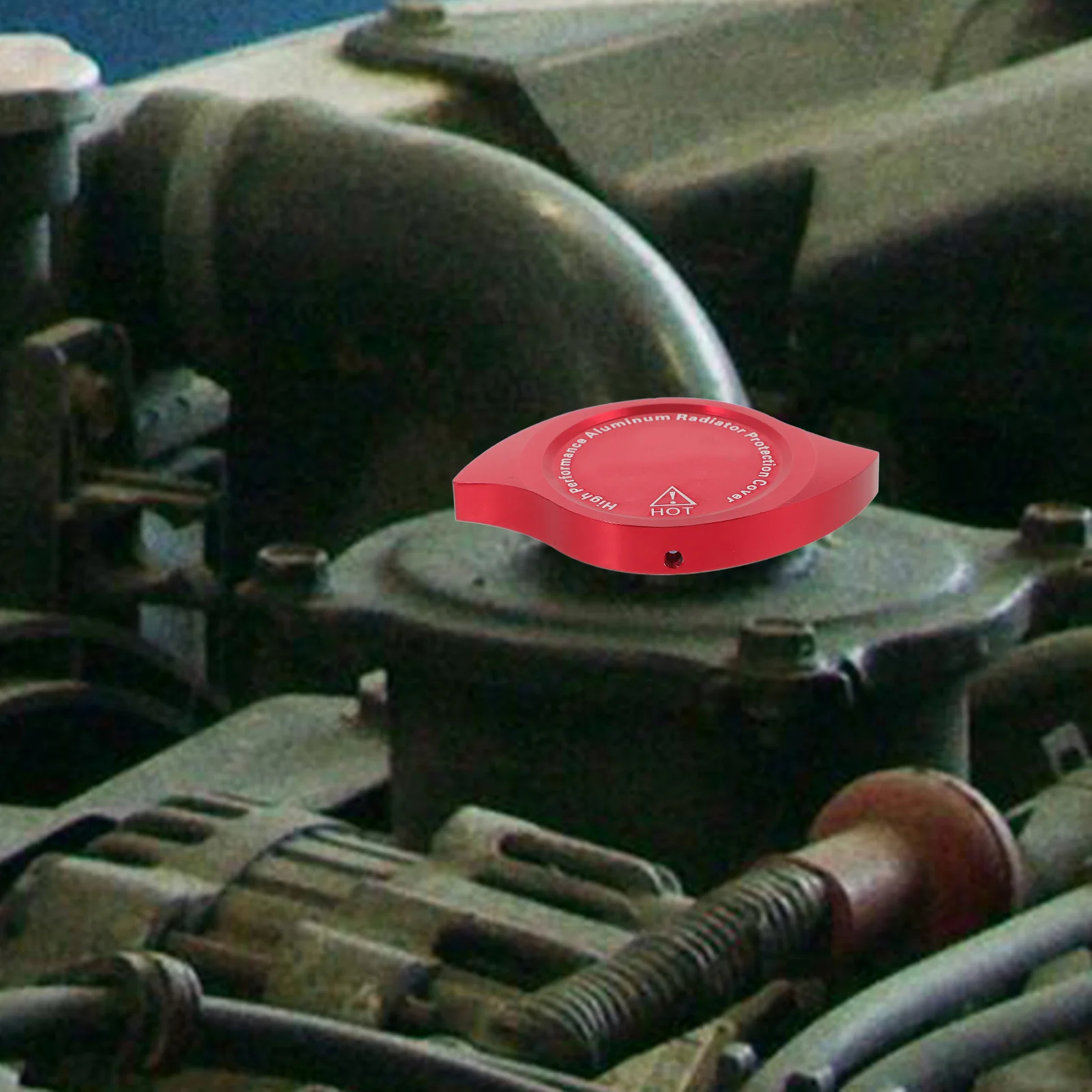 

Radiator Cap Replacement Stylish Metal Water Tank Cover Easy Installation Fits Various Models Coolant Reservoir Lid Car Exterior