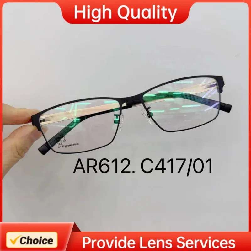 

AR612 IC Style Business Square BERLIN Дизайнерская оправа для очков Высококачественная гибкая пружинная оправа для ног для мужчин и женщин