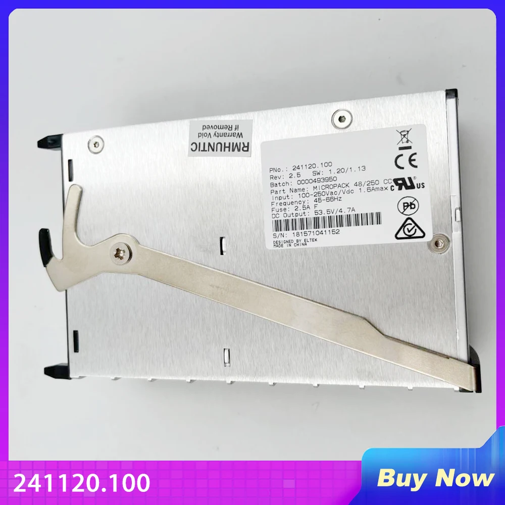 

For Eltek Micropack 48V/250W CC Telecom Rectifier Power 241120.100
