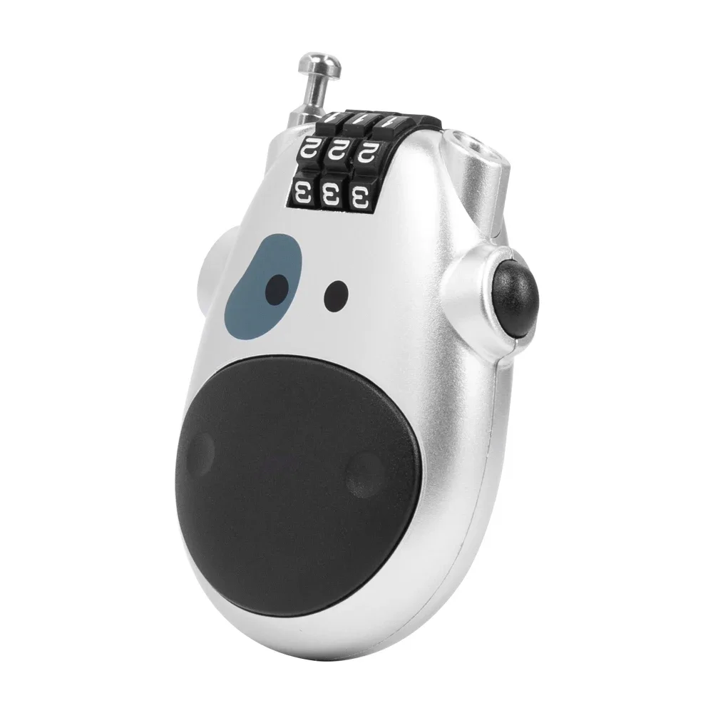 Digit Anti-theft Lock Telescopic Steel Rope for Xiaomi M365 Pro for Ninebot Max G30 E-Scooter Helmet Password Padlock Accessory