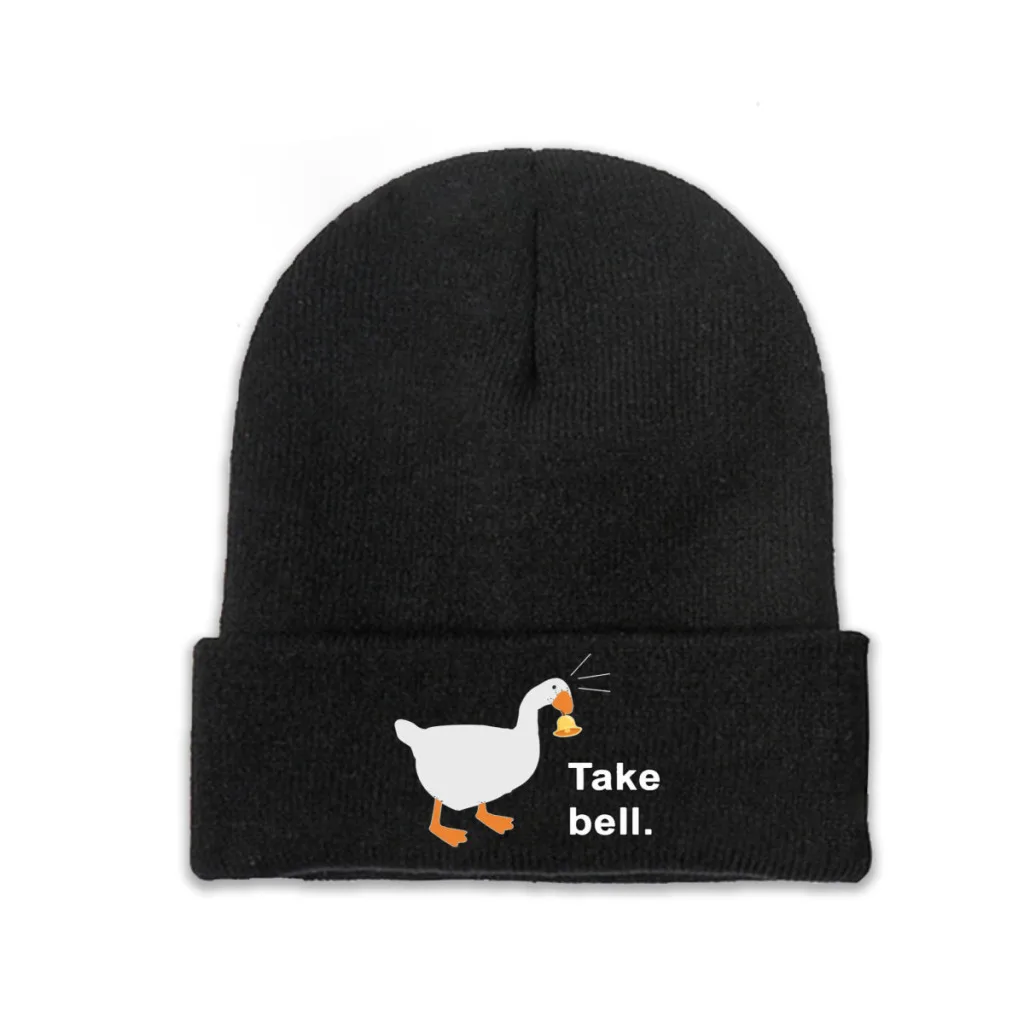 Untitled Goose Groundskeeper Game Skullies Beanies Caps Take Bell Knitted Winter Warm Bonnet Hats Unisex Ski Cap