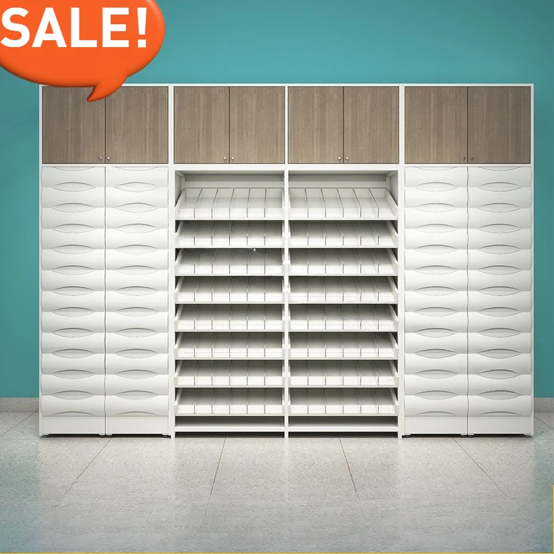 

Hospital pharmacy medical tray locker multi-layer multi-functional medicine cabinet with dispensing drawer for use in key