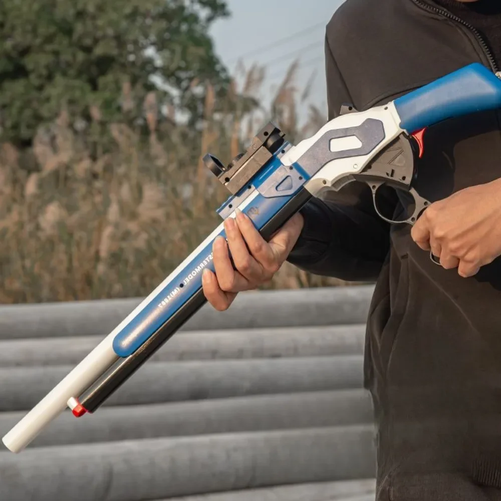 M1887 ウィンチェスター ソフト弾丸シェル射出投擲マニュアルランチャーショットガンおもちゃの銃子供の素晴らしい誕生日ギフト