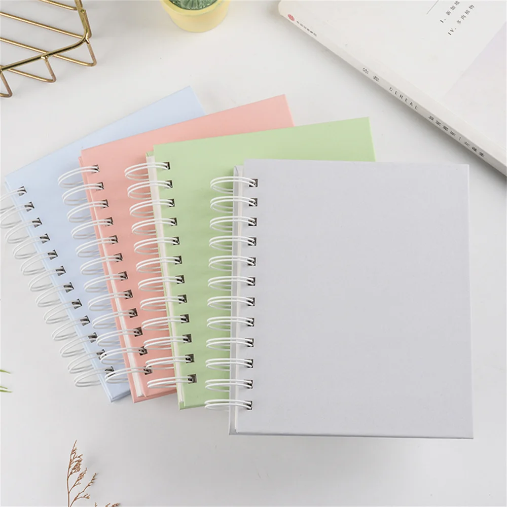 3/4/5/6 inch Photo Album Solid Color Sparkling DIY Photo Album Self-adhesive Photo Album Adsorption Type Photo Album