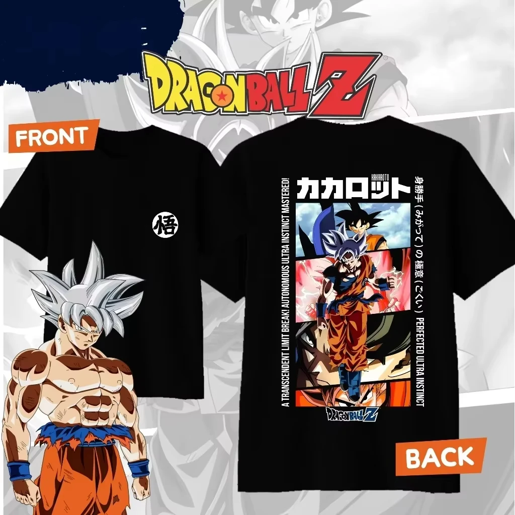 Anime Dragon Ball Son Goku Printed T-shirt Men's and Women's T-shirt Men's Top Sports T-shirt Men's T-shirt Summer Tee 2026 New