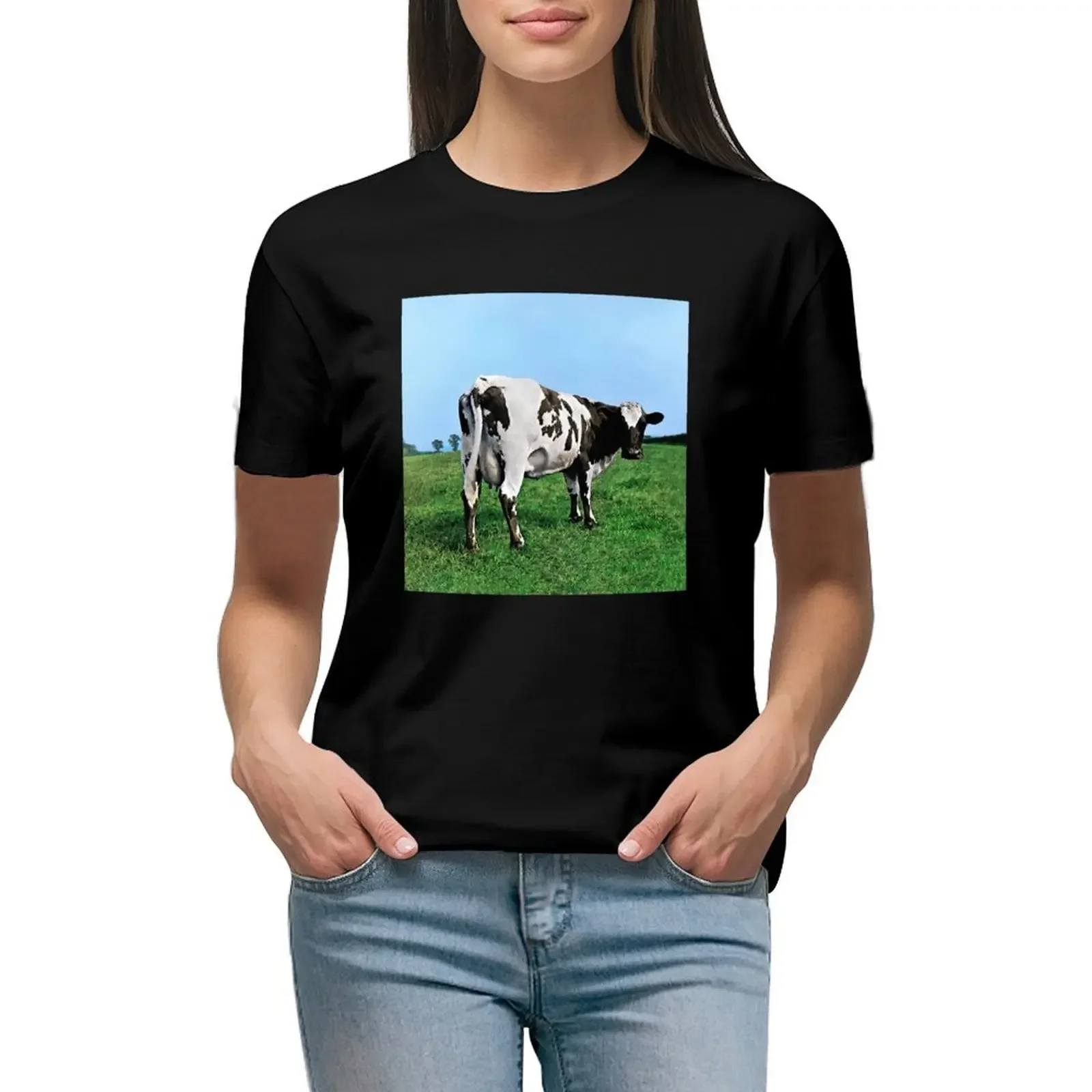 

Atom Heart Mother (HQ) T-Shirt plus sizes sweat cute clothes tops t-shirt dress for Women plus size sexy