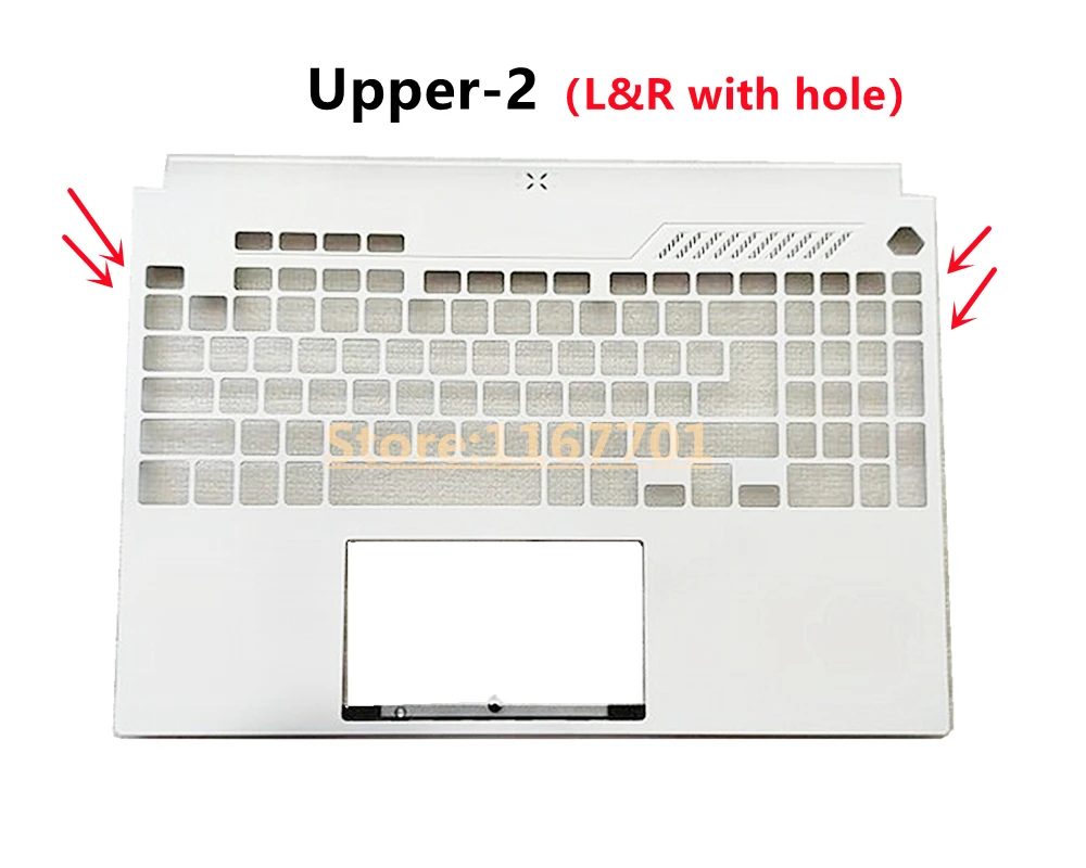 New Laptop/Notebook Top/Back Frame Upper Bottom Case/Cover/Shell For Asus TUF A15 Gaming 3 FA507 FX507 ZC ZM 10th White/Black