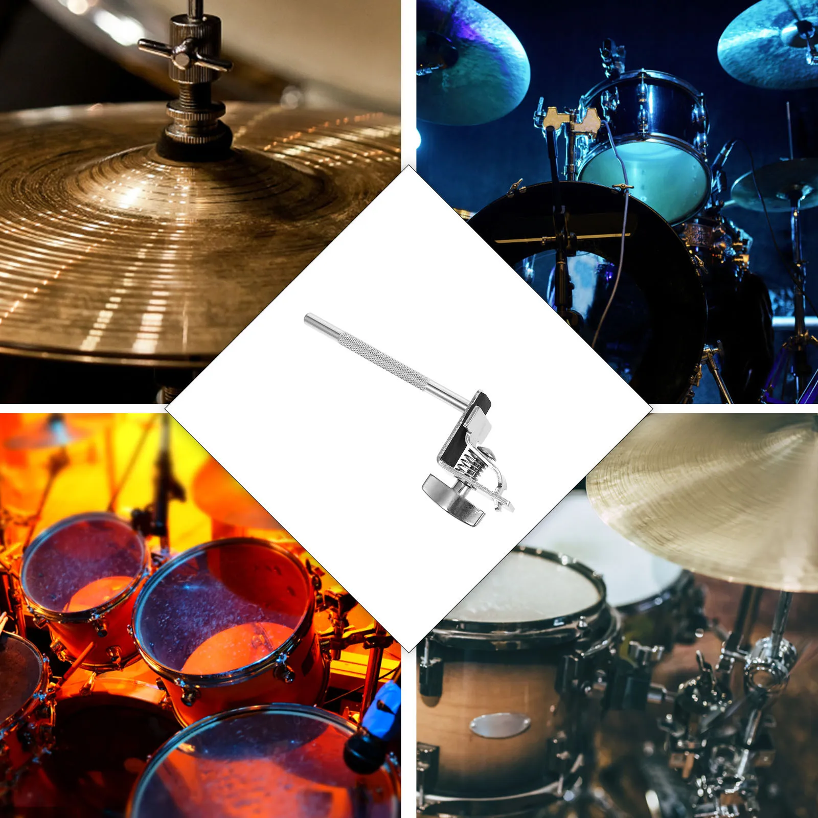 

Durable Drum Mounting Cowbell Holder Practical Useful Professional Musical Instrument Accessories Excellent Craftsmanship Tool