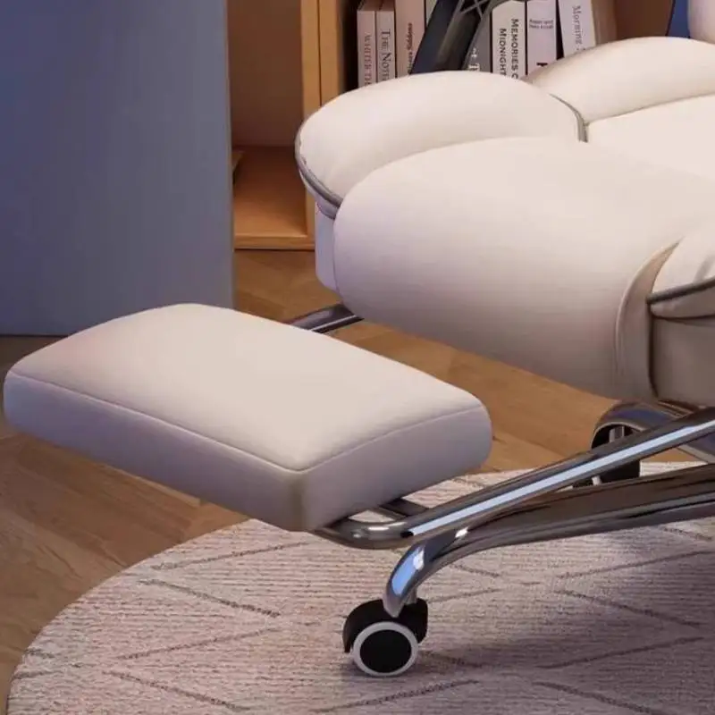 Желтые регулируемые офисные стулья Удобные серые удобные дизайнерские офисные стулья Белая поворотная мебель Sedia Ufficio