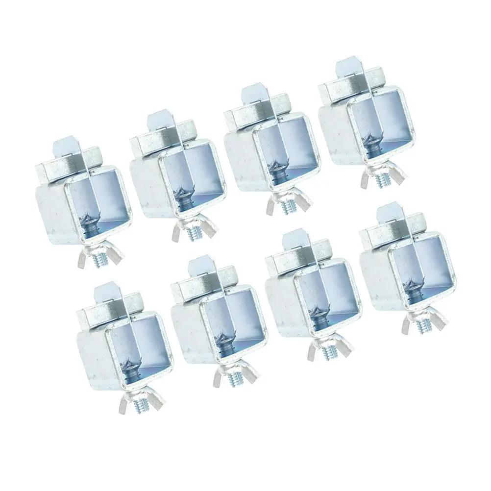 8個の溶接クランプ、板金車のトラックのドアパネル用、亜鉛メッキ鋼バット溶接クリップ、自動車用防錆クランプツール