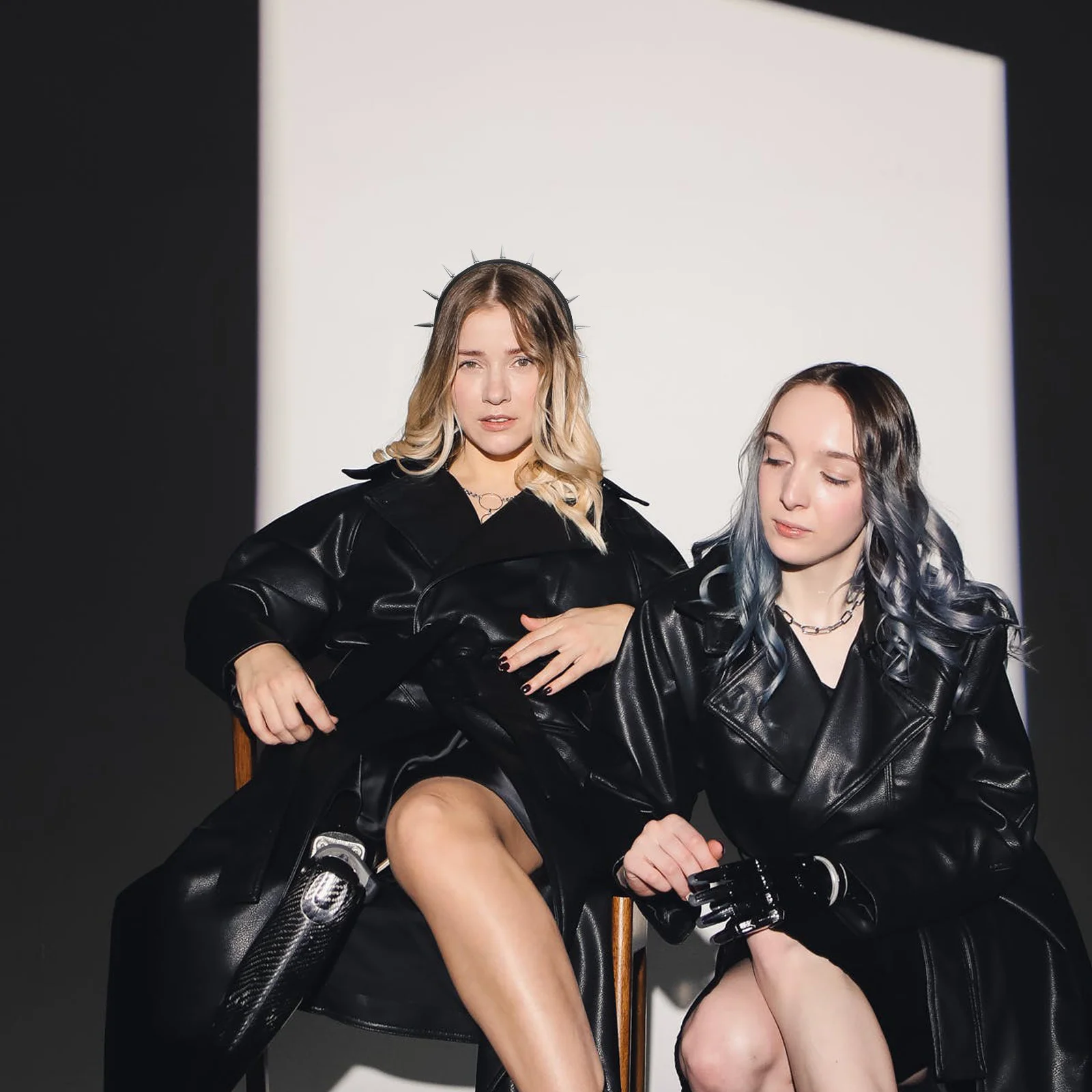 

Rivet Punk Headband Women Studded Headpiece Gothic Hair Accessory For Party Halloween Cosplay Festival Wear Lightweight Secure