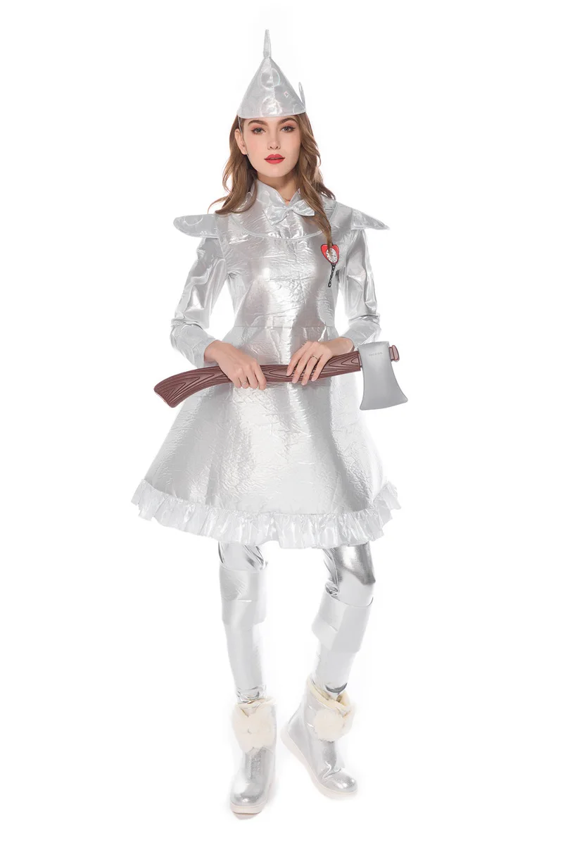 Adult Halloween Carnival Party Wizard of Oz Cosplay Costume Christmas Masquerade Anime silver Tin Man Couples Cosplay Costumes