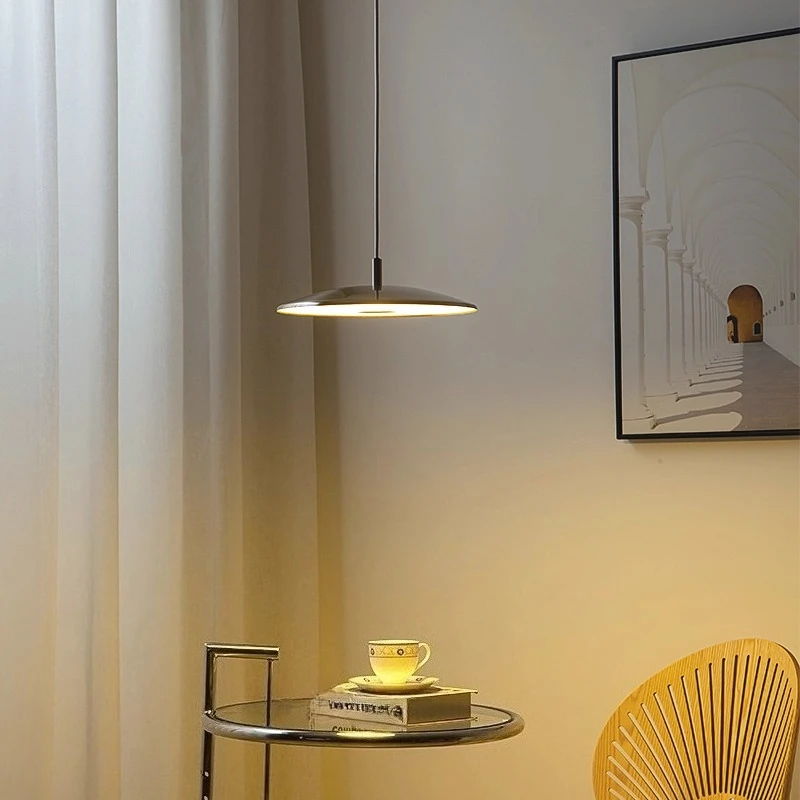 Modern Minimalist Flying Saucer pendant lights Bauhaus Circular Chandelier Designer Living Room Restaurant Home Decor lamp