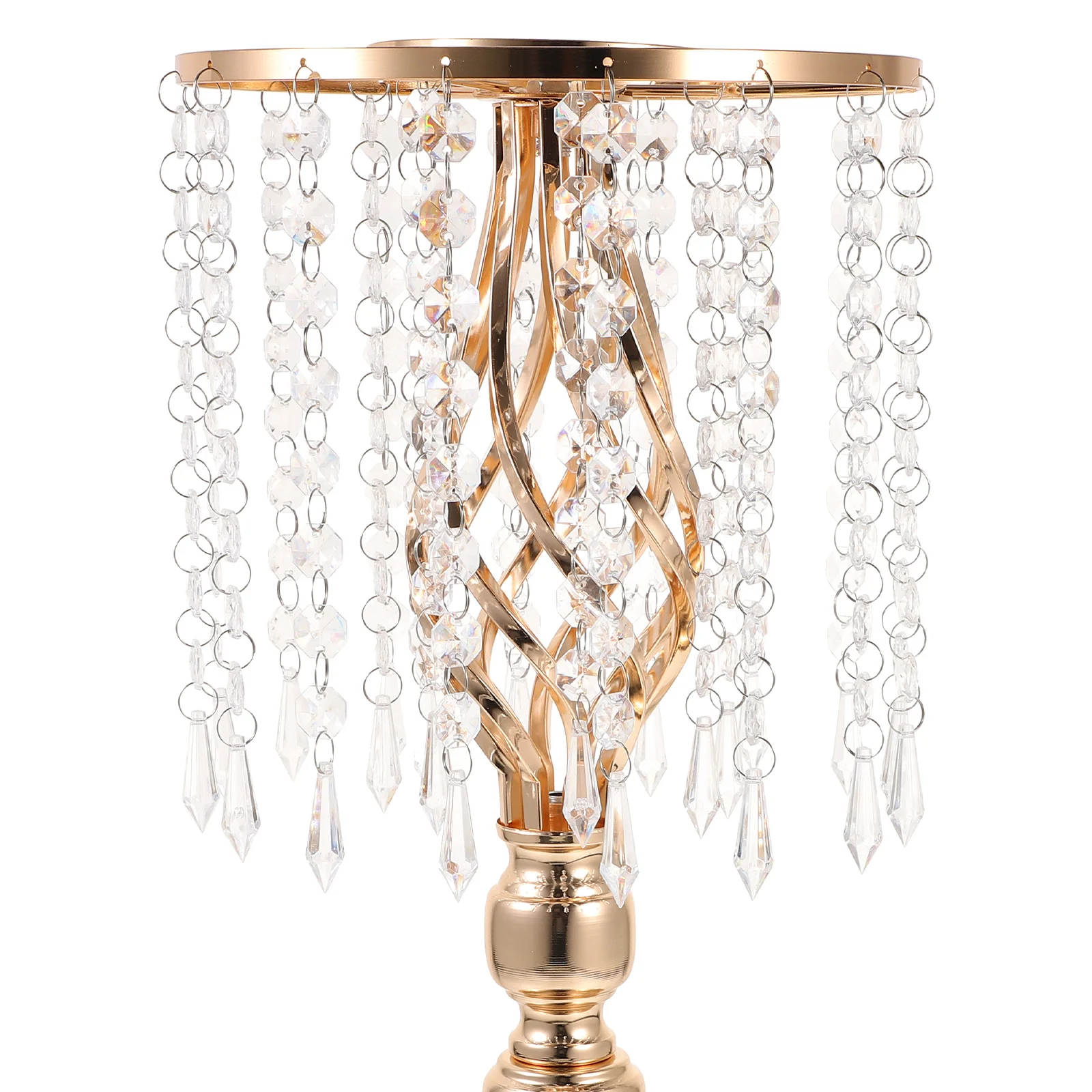 

Metal Iron Dried Flower Vase Wedding Holder Decorative Table Centerpiece for Home Garden Office