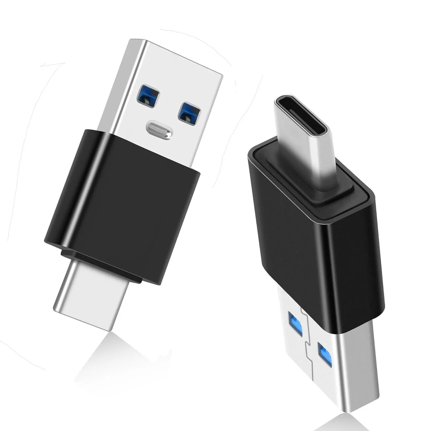 DANJU 2-pack usb to Type-C male adapter, 3.1 USB-C power Converter, Charge Data Converter Connector Suitable for PC laptops