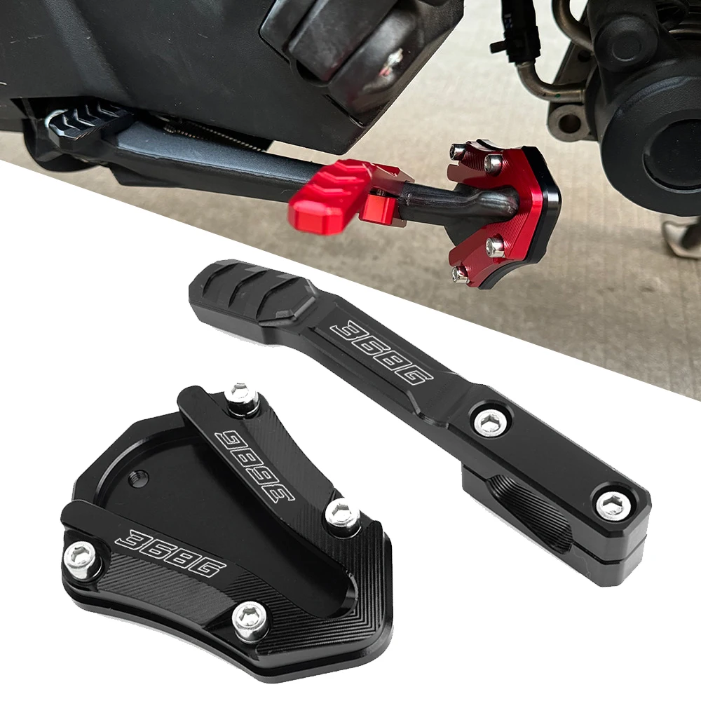 For ZONTES 368G 368K 368E 501G 2024-2026 Motorcycle Accessories Side Stand Extension Support Enlarged Foot Pad Auxiliary Column