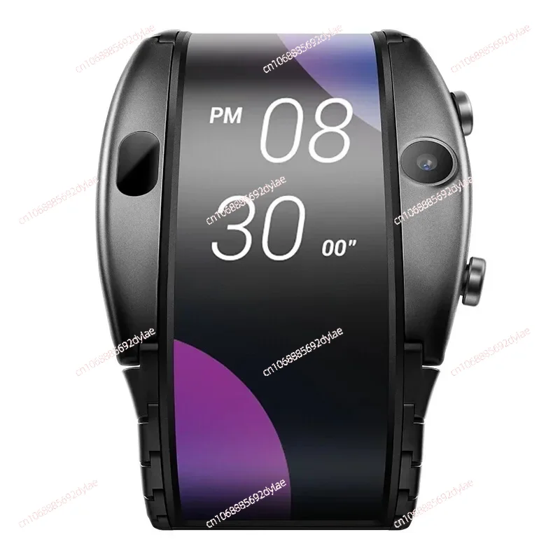 

Watch Phone 4.01-inch Foldable Flexible Display Screen Sports Real Time Message Reminder Call Air Gesture