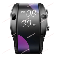 Watch Phone 4.01-inch Foldable Flexible Display Screen Sports Real Time Message Reminder Call Air Gesture