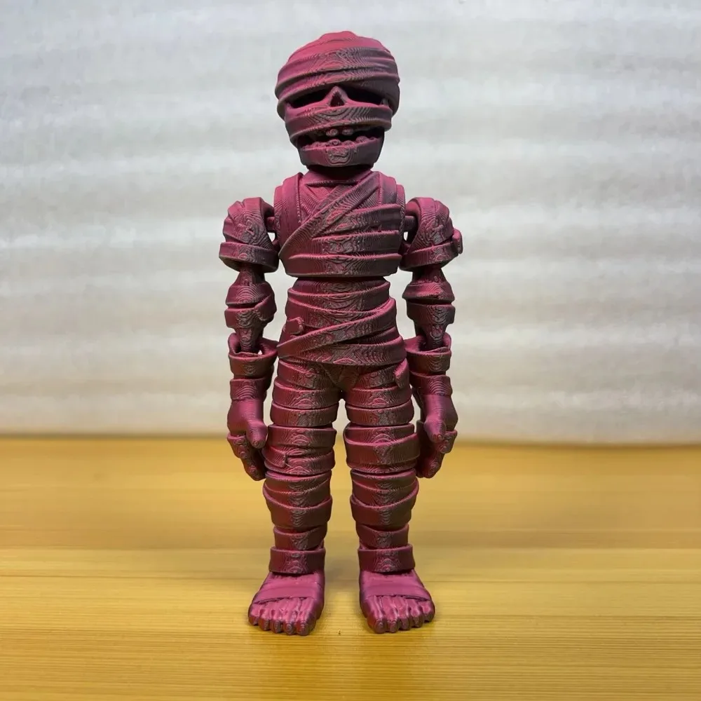 لعبة مطبوعة ثلاثية الأبعاد نموذج هدايا تزيين المومياء فرعون مصري زخرفة ديكور مومياء متحركة واقعية + مجموعة أبو الهول