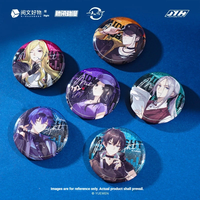 Under One Person Band Series Blind Box Button Badge 58Mm Official Wang Ye Anime…