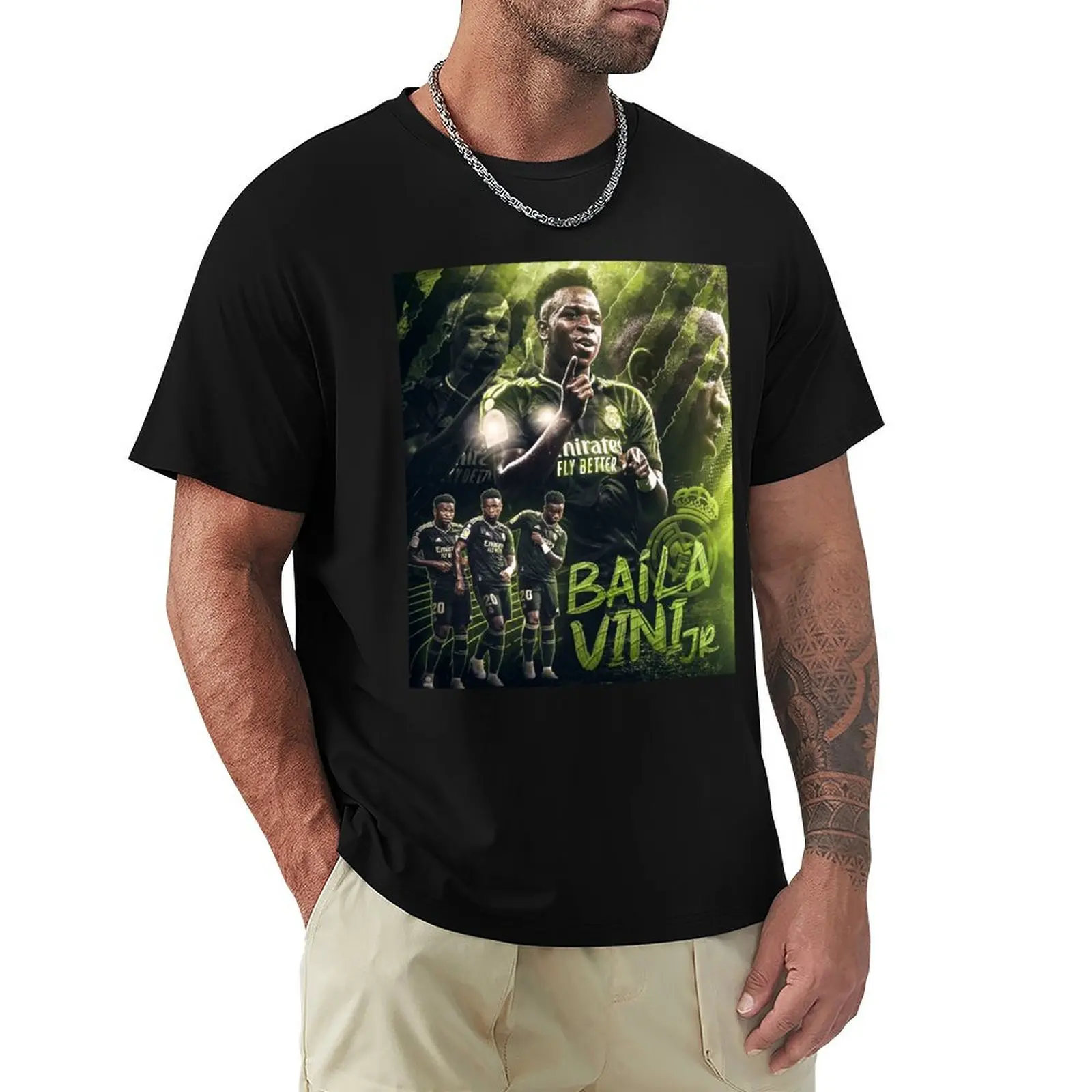 

Wallpaper Vinicius jr T-Shirt Stylish Graphic Short Sleeve Top