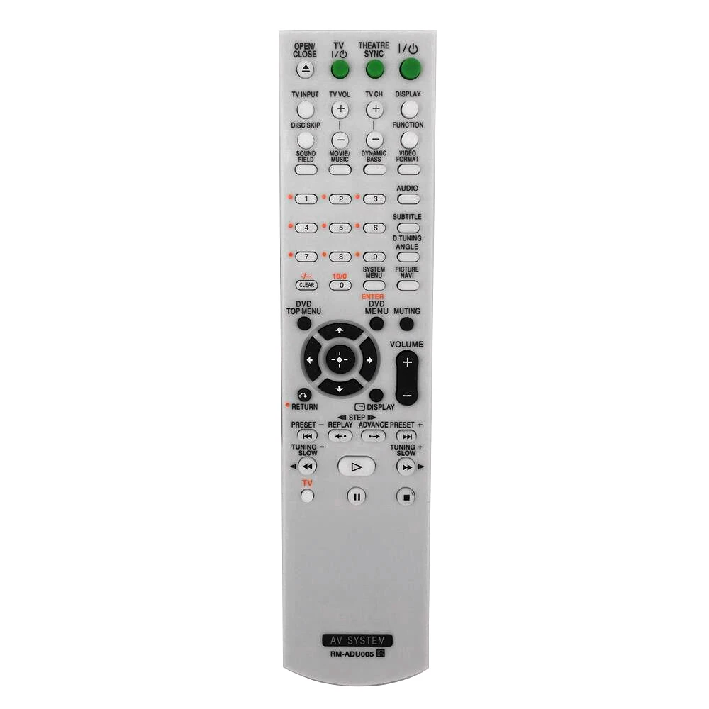 

New RM-ADU005 For Sony Audio Video Receiver Remote Control DAVDZ230 DAV-DZ630 HCD-DZ630 DAV-HDX265 HCDHDX465