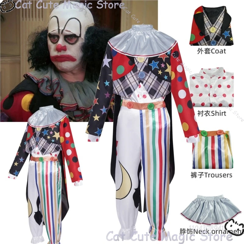 

Mr.Jelly TV Role Jokeer I nsideno9 Cosplay Unsex Clothes Man Woman Outfit Coat Shirt Pant Neckwear Halloween Carnival Cos @Magic