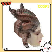 NO3 Game Diablo IV Lilith Devil Mask Cosplay Horror Demon Vampire Latex Masks Helmet Halloween Party Costume Props BOCOS