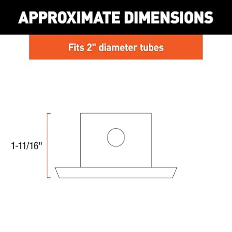 1 قطعة Rv مقطورة النقل دواسة ل كيرت 2 بوصة قطر الأنابيب عالية تحميل تحمل مسند القدمين النقل مقطورة دواسة RV اكسسوارات