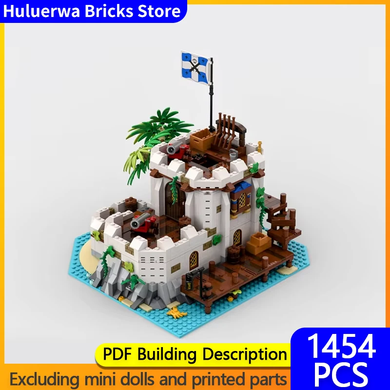 Street View Model MOC Building Bricks Imperial Fortified Outpost Modular Technology Gifts Holiday Assemble Children Toys Suit