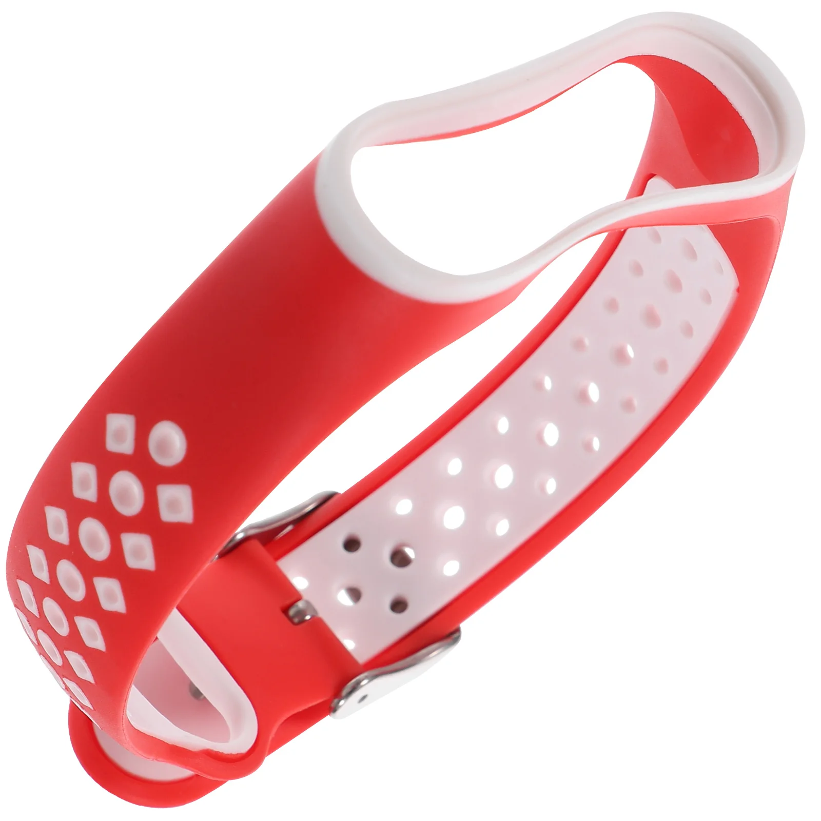 

Silicone Watch B Straps Replacement Wristb TwoTone Durable Unisex Adjustable Fit Most Occasions Accessories