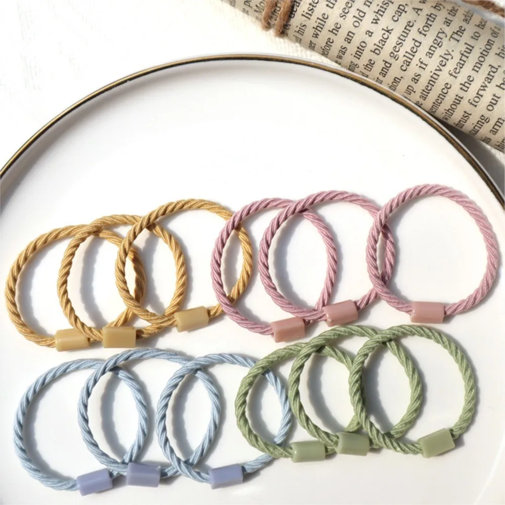 50/100Pcs Elastic Hair Bands Women Rubber Bands Hair Ties For DIY Girls Headband Ponytail Holder Hair Accessories  Ornaments