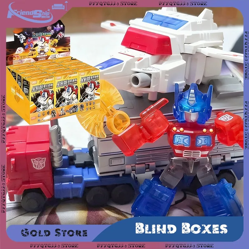 

Blokees Transformers Defender Version 5 Action Figures Galvatron Jetfire Optimus Prime Blind Box Assembly Model Birthday Gifts