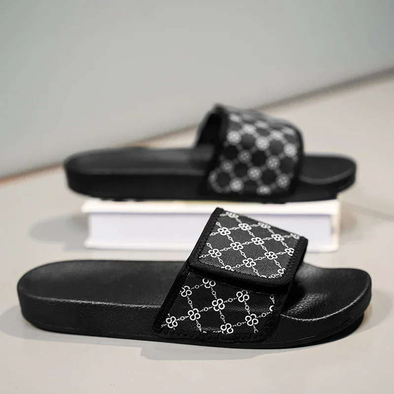 Slippers for Men Worn Externally Trendy Flip Flops Bathroom Non-skid Indoor and Home Sandals for Men Women Couple Shoes Summer