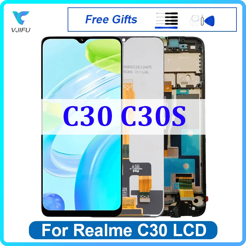 

LCD For OPPO Realme C30 C30S C33 Display Touch Screen RMX3581RMX3690 Digitizer Assembly Replacement