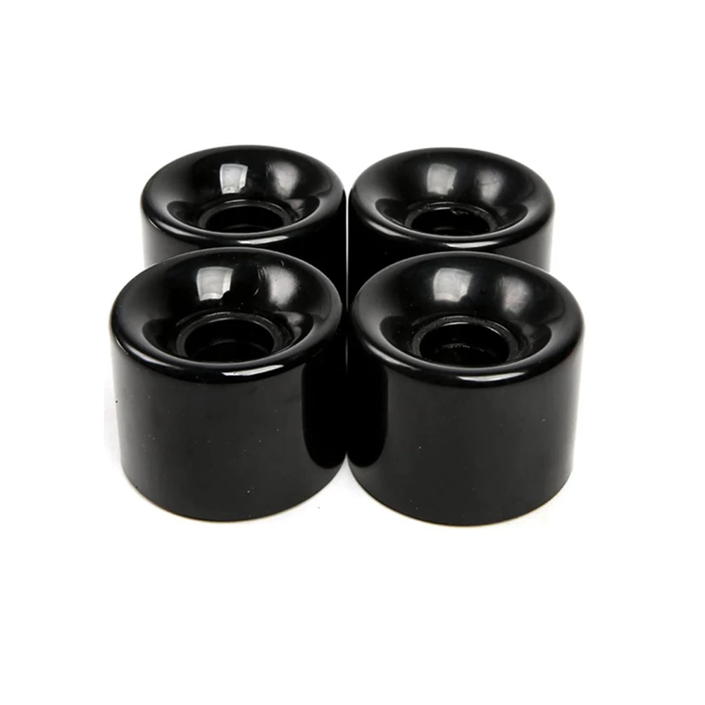 Elevate Your Skating Experience with 4 Colorful PU Wheels Perfect Fit for Skateboard Longboard and Street Skate