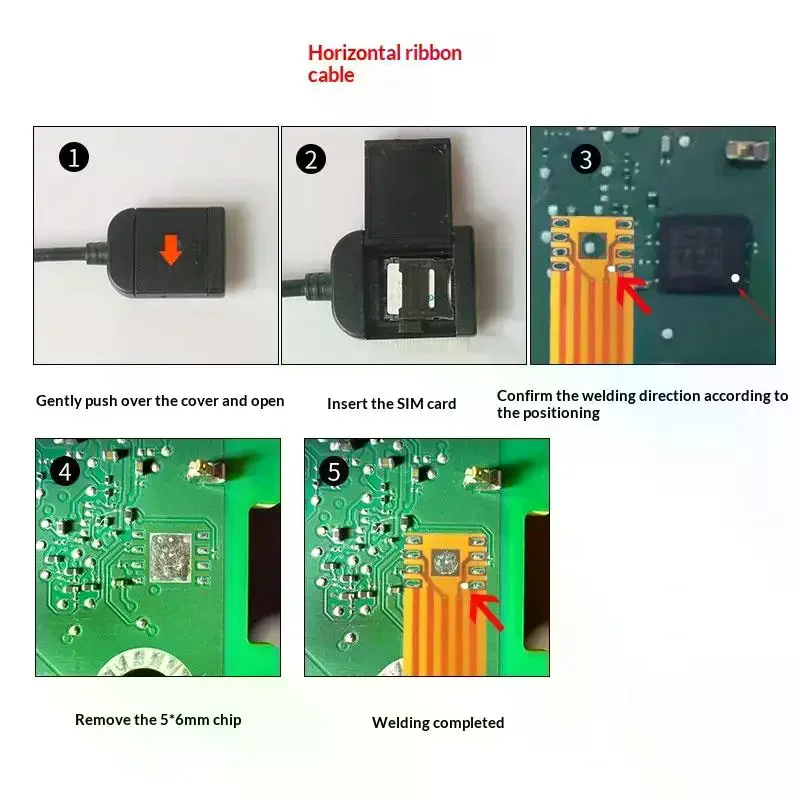 Sim Card Slot Adapter 4G Sim Slot Adapter With 20Pin Cable Connector For Android Multimedia GPS Radio Car Accessories