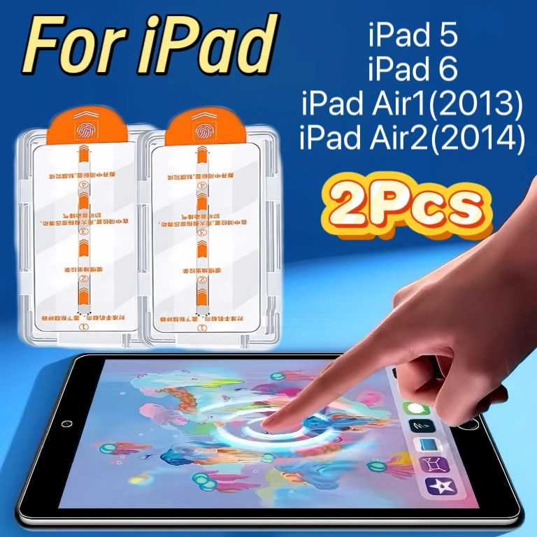 

Защитная пленка из закаленного стекла для iPad 5, iPad 6, iPad Air 1 (2013), iPad Air 2 (2014), HD Clear, 2 шт.