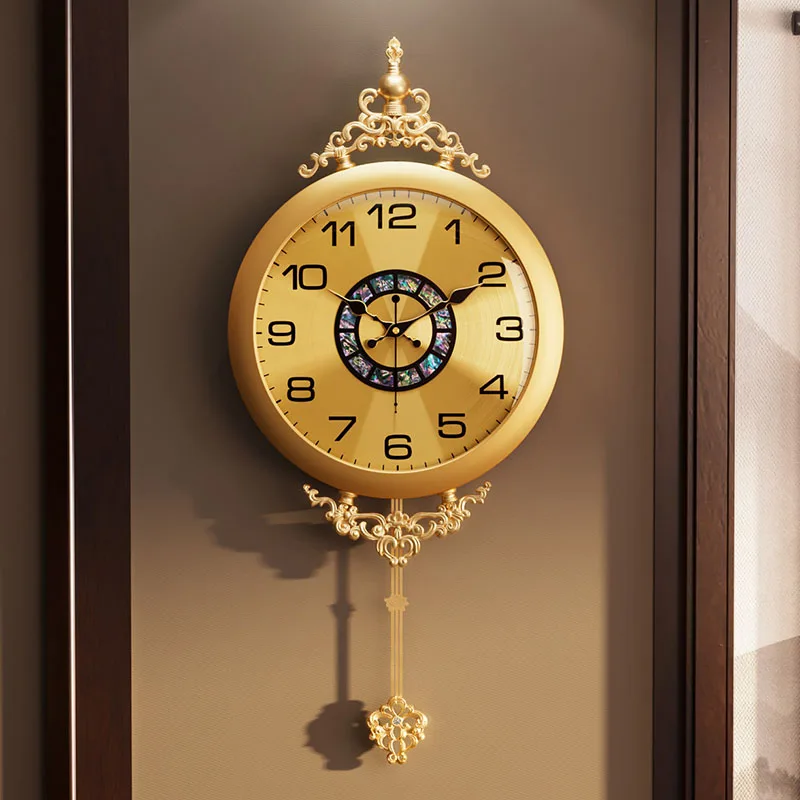 Silent Digital Wall Clocks Living Room Luxury Modern Interior Aesthetic Clock Wall Design Creative Reloj Pared Home Decoration