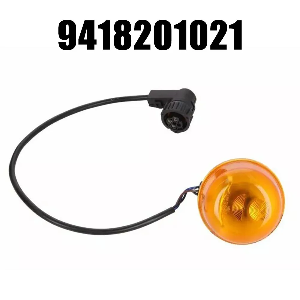 Car Side Fog Light Turn Signal Wheel Brow Lights Cover 9418201021 For Mercedes For Benz For Axor Truck Trailer Accessories