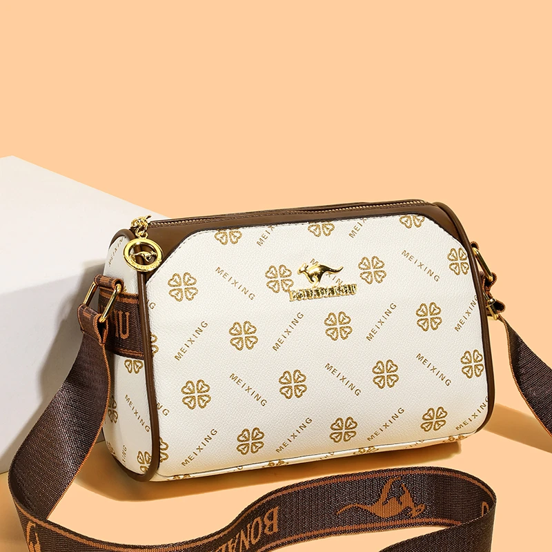 حقيبة كروس نسائية جديدة للخريف والصيف، حقيبة كتف ريترو عصرية للنساء في منتصف العمر، حقيبة نسائية بنمط قديم #3