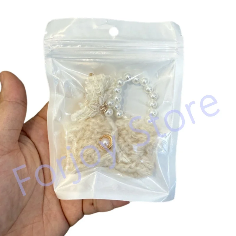 เสื้อผ้าสำหรับตุ๊กตา Labubu รุ่นที่สี่ รหัสลับ เสื้อแจ็คเก็ตถัก กระเป๋า สร้อยไข่มุก จี้ เครื่องแต่งกาย ของเล่น อุปกรณ์เสริม