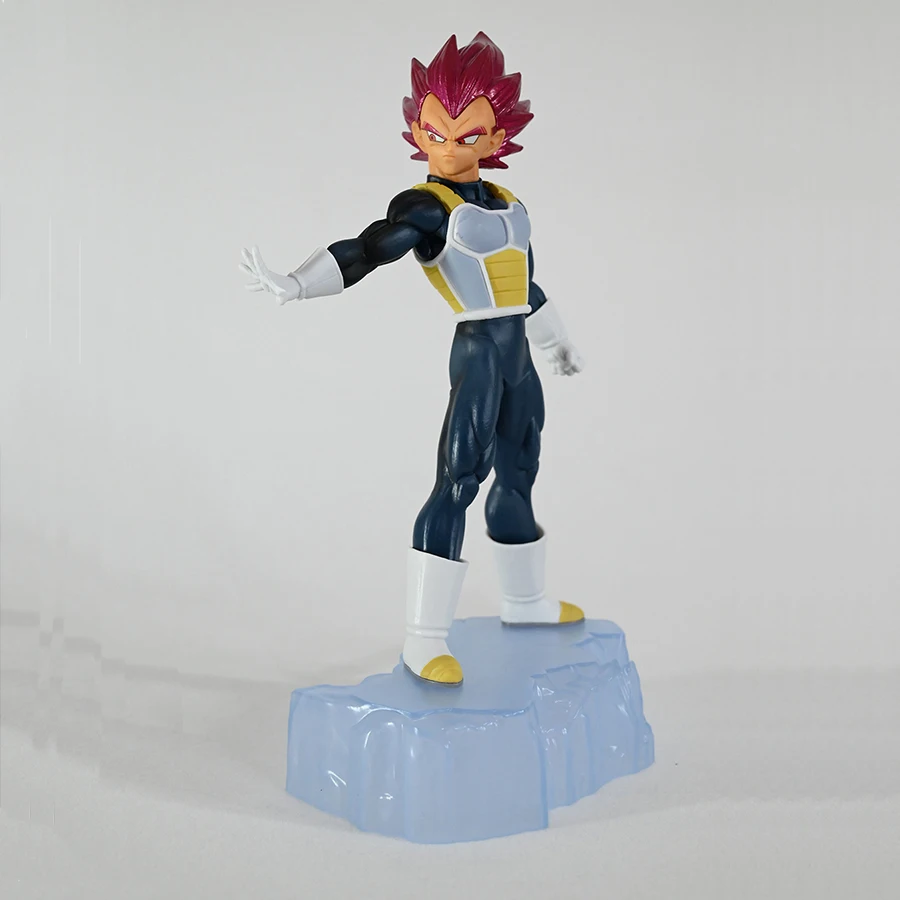 Original Banpresto Dragon Ball Dokkan Battle 7th Anniversary SSG Goku Vegeta Action Figure Collectible Model Toys Anime Figurals