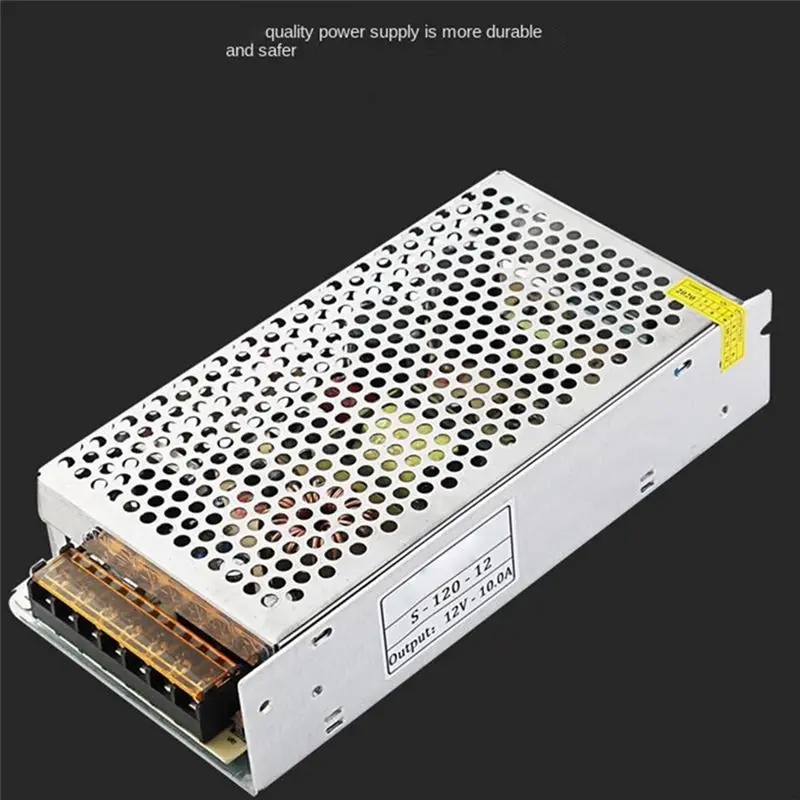 

Трансформатор питания 12 В Импульсный источник питания 12 В 240 Вт 10 А Адаптер питания привода световой панели постоянного тока