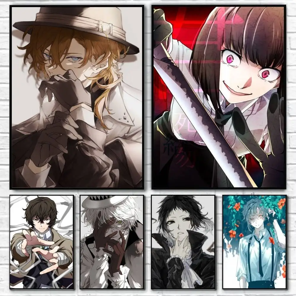 Bungo Stray Dogs Dazai Osamu  Anime Character Poster HD Print Wall Art Home Decor