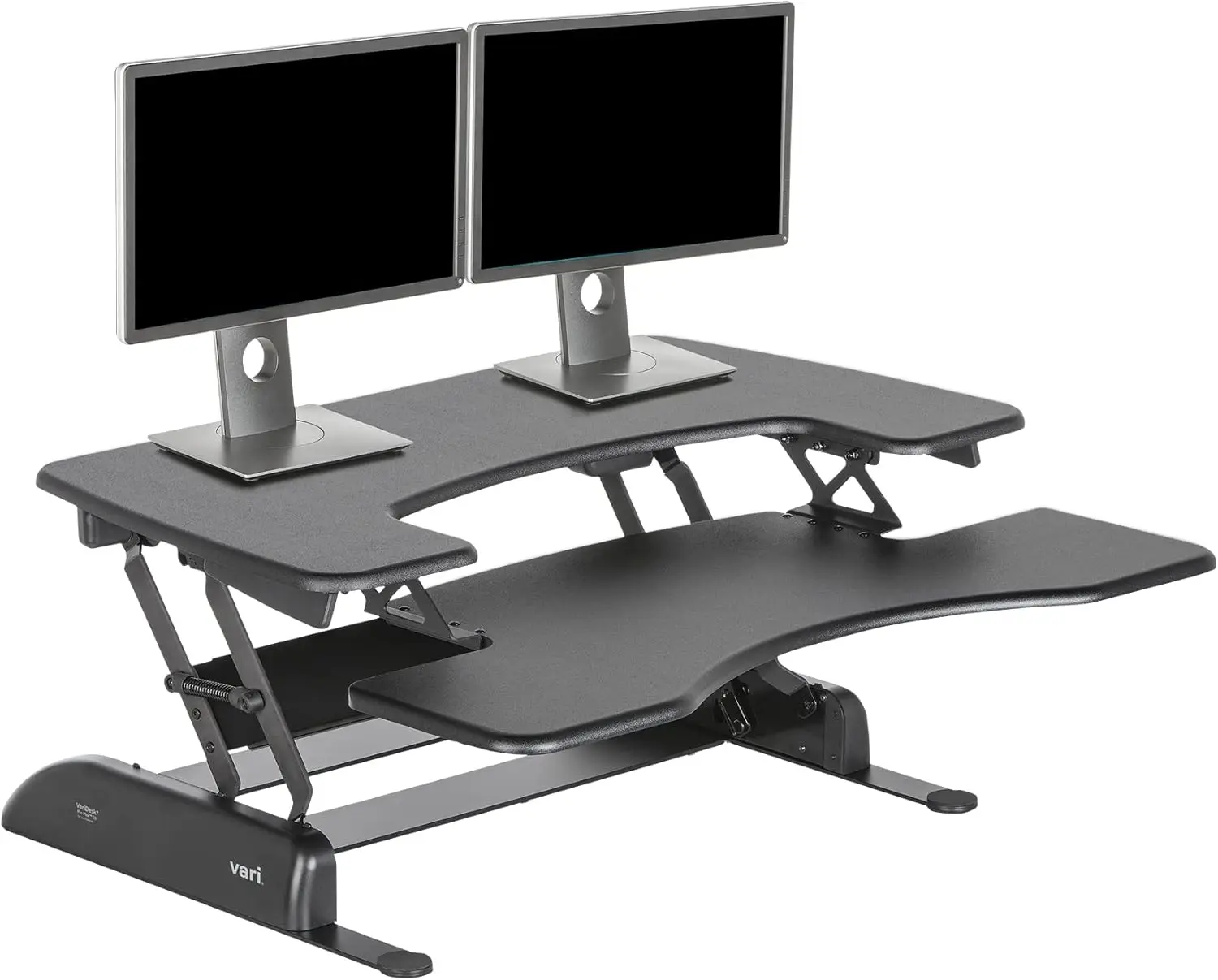 

Pro Plus 36 - Adjustable Desk Converter with 11 Height Settings - Laptop Sit Stand Desk Riser for Table Tops- Black